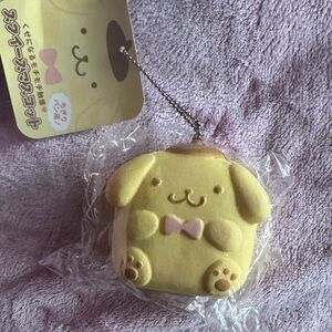Sanrio Yellow Pompompurin Keychain squishy